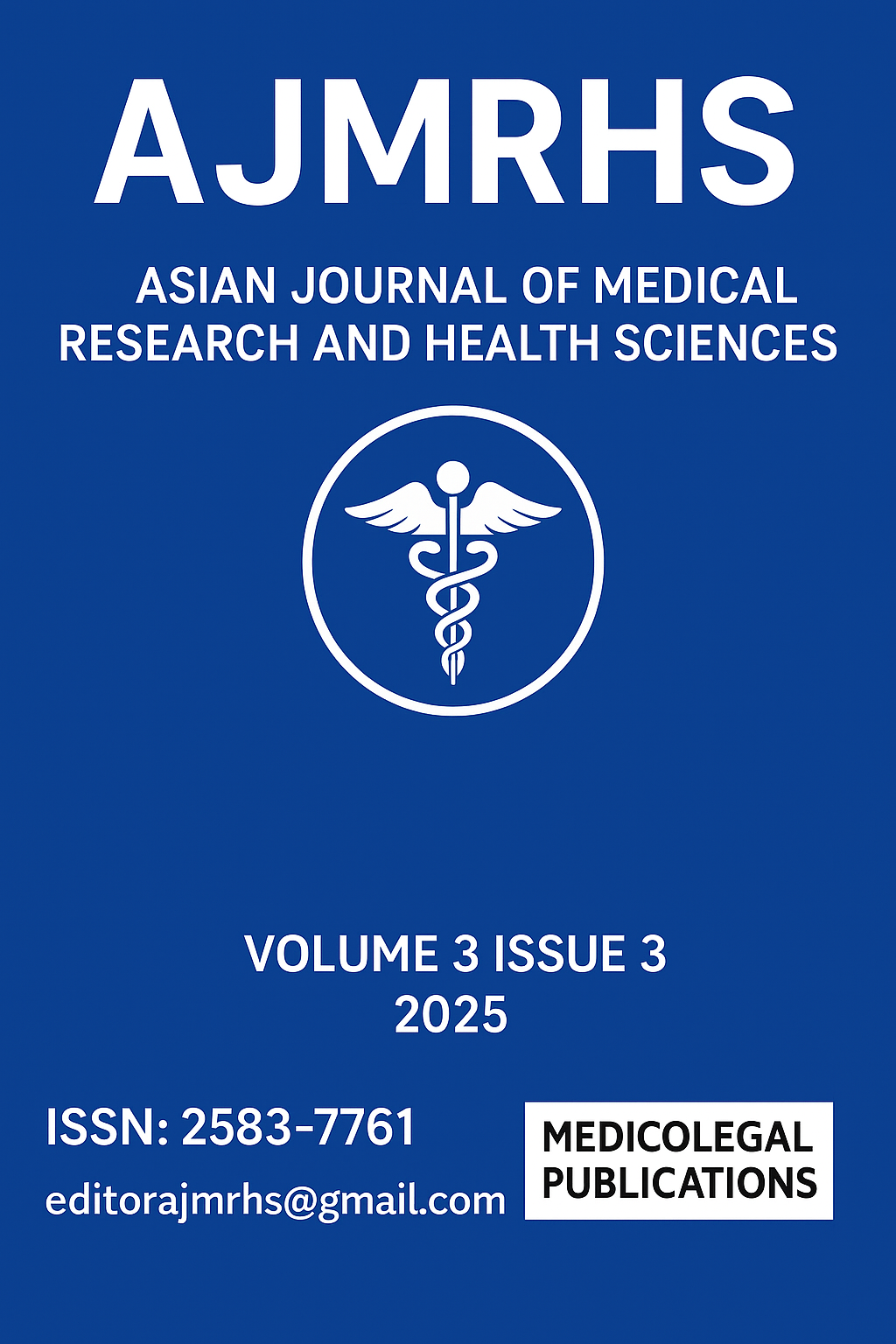 					View Vol. 3 No. 3 (2025): Asian J. Med. Res. Health Sci
				